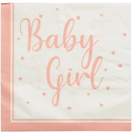 Baby girl lautasliinat 16kpl