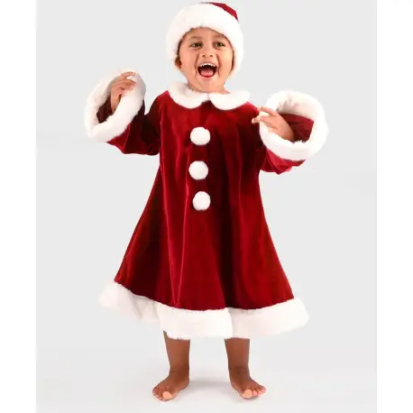 Joulumekko ja lakki 110/116