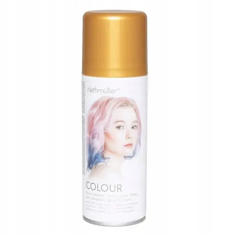 Hiusväri spray 100 ml kulta