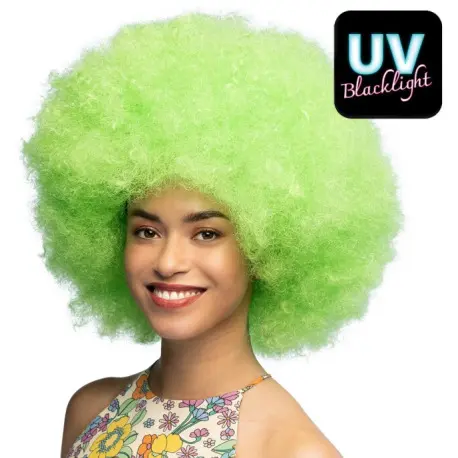 Peruukki neon green uv