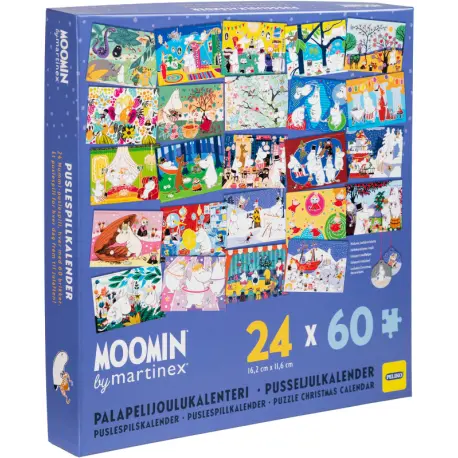 Muumi palapelijoulukalenteri 24 x 60 p